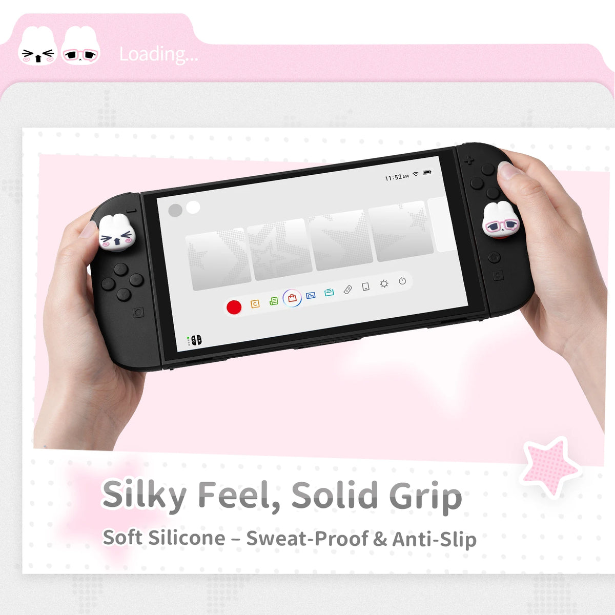 4-Piece Anti-Slip Silicone Nintendo Switch 2 Joystick Caps