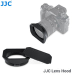 JJC Metal Lens Hood Square Cover with Lens Cap for Fujifilm XF 16-50mm f/2.8-4.8 R LM WR