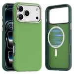 MagSafe Compatible Leather Texture Case for iPhone 17 Series