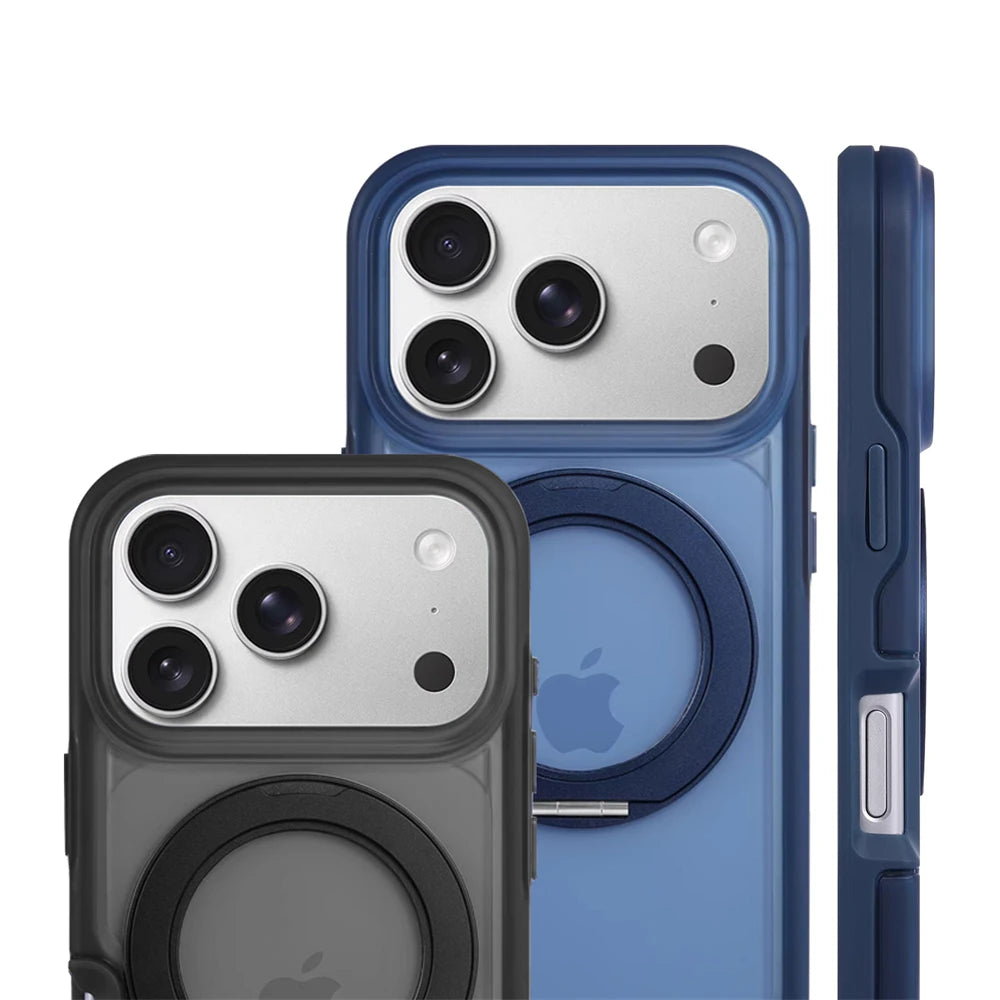 Shockproof MagSafe Case with Ring Holder for iPhone 17 Series