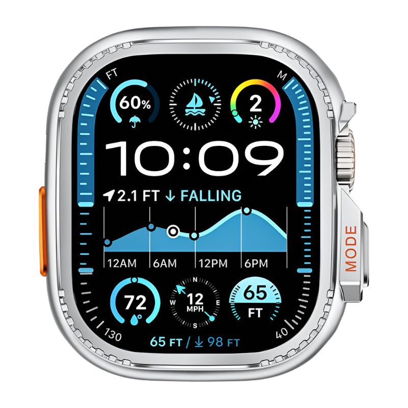 Durable Metal Bumper Frame for Apple Watch