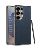 Comfortable Suede Velvet Leather Phone Case with Lens Guard for Samsung Galaxy S25 Ultra