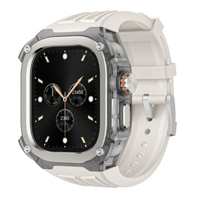 Rugged Protective Case with Integrated Silicone Band for Apple Watch Ultra