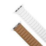 Magnetic Leather Link Band for Apple Watch
