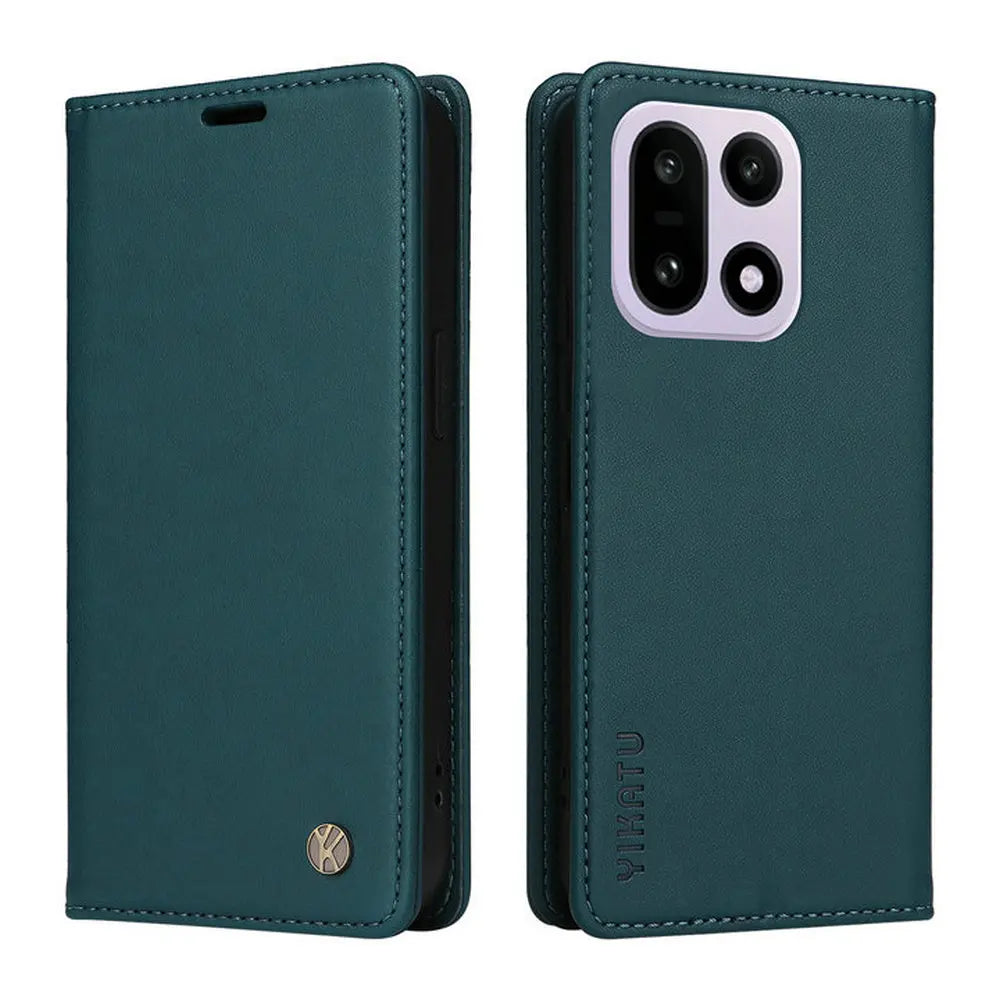 Premium Leather Book Case for OnePlus 15