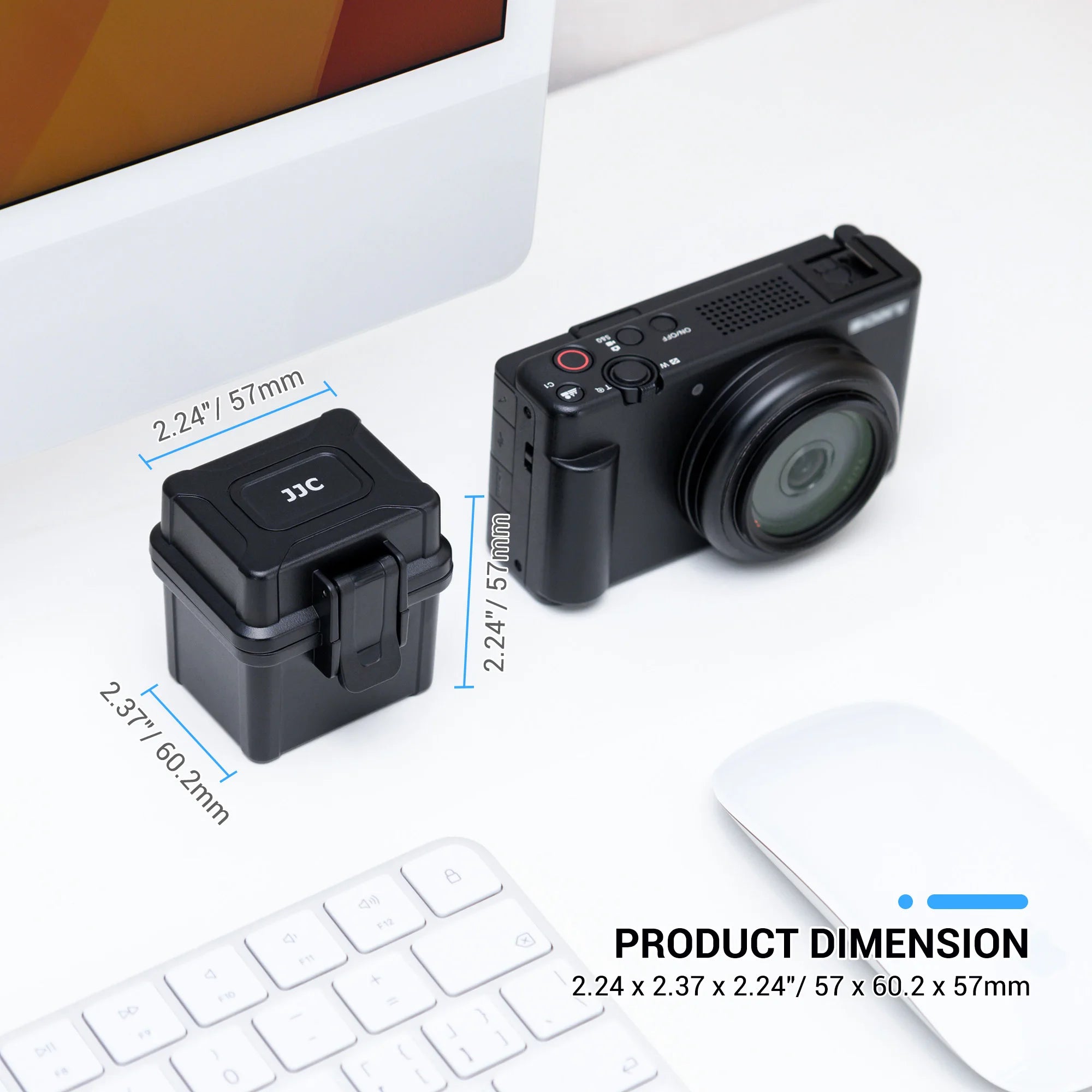 JJC Water-Resistant Battery and SD Card Case