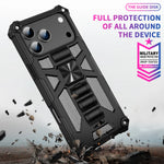 Shockproof Military Camouflage TPU Magnetic Armor Case for iPhone 17 Series