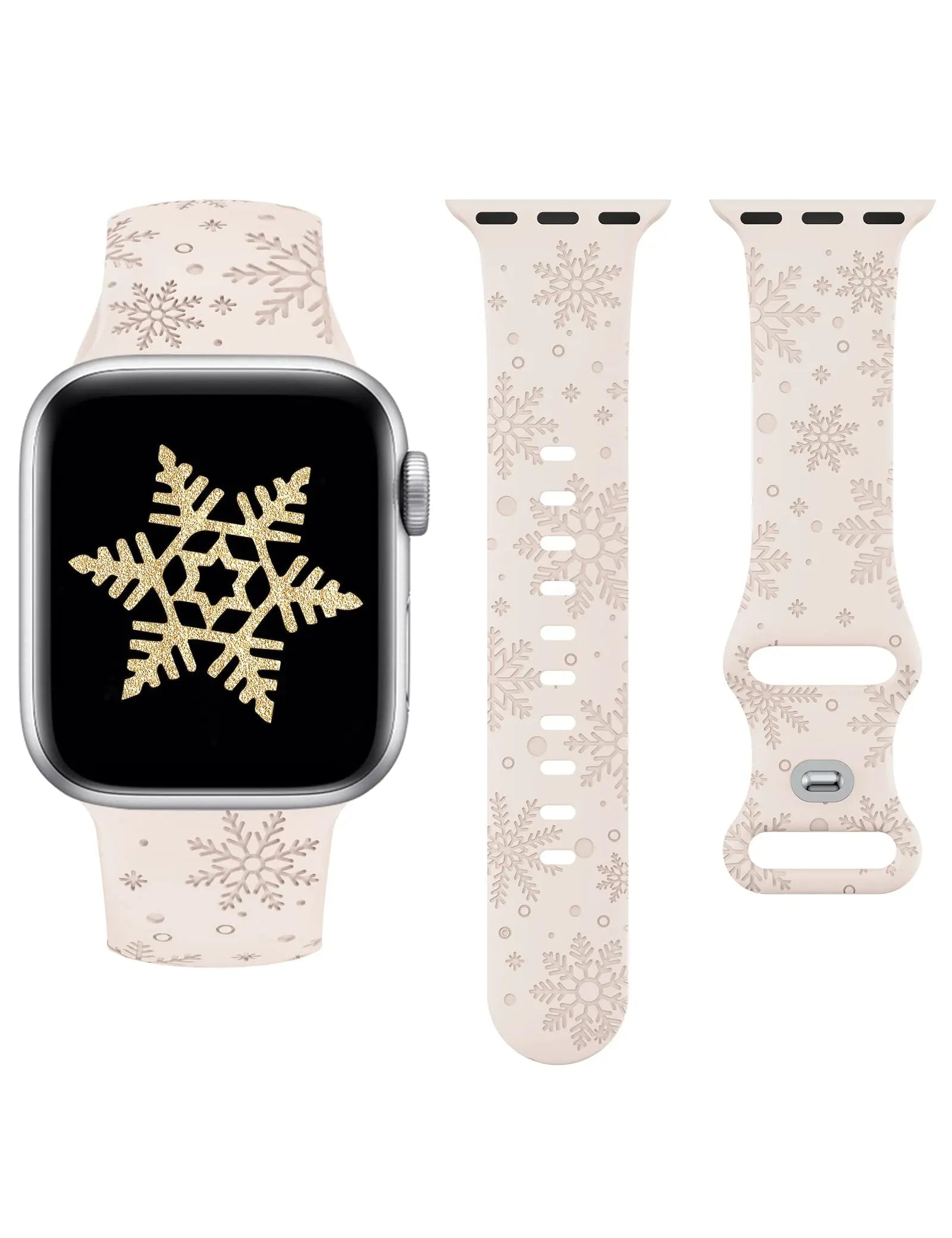 Christmas Snowflake Silicone Band for Apple Watch