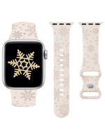 Christmas Snowflake Silicone Band for Apple Watch