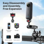 Ulanzi CO17 Dual-Head Super Clamp with Pea Pods for Action Cameras