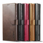 Premium Leather Flip Wallet Case for Samsung Galaxy S25 Series