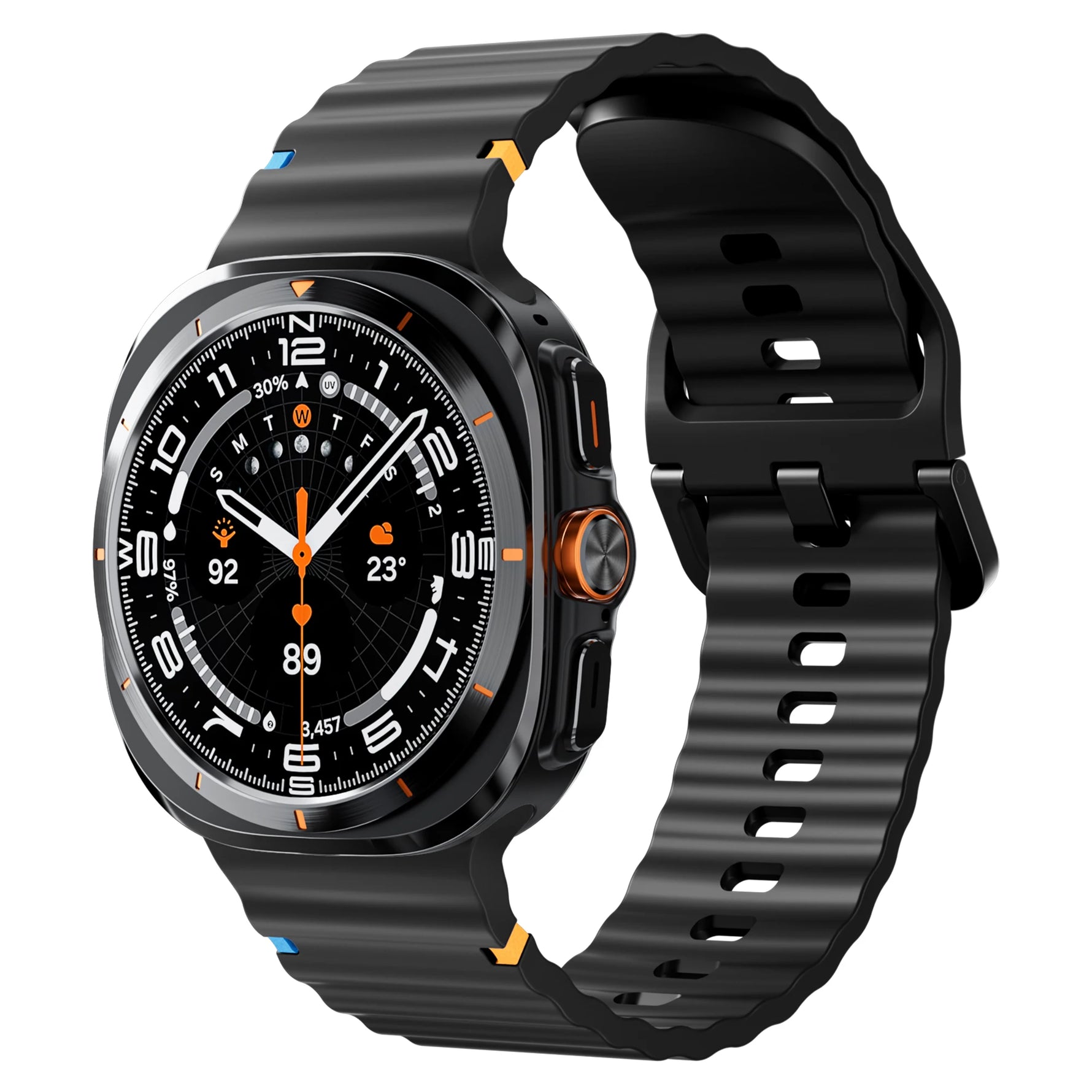 Soft Silicone Replacement Strap for Samsung Galaxy Watch Ultra and Samsung Galaxy Watch Ultra (2025)