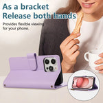 Crossbody Card Slot Wallet Leather Case with Lanyard Strap for iPhone 14 Series