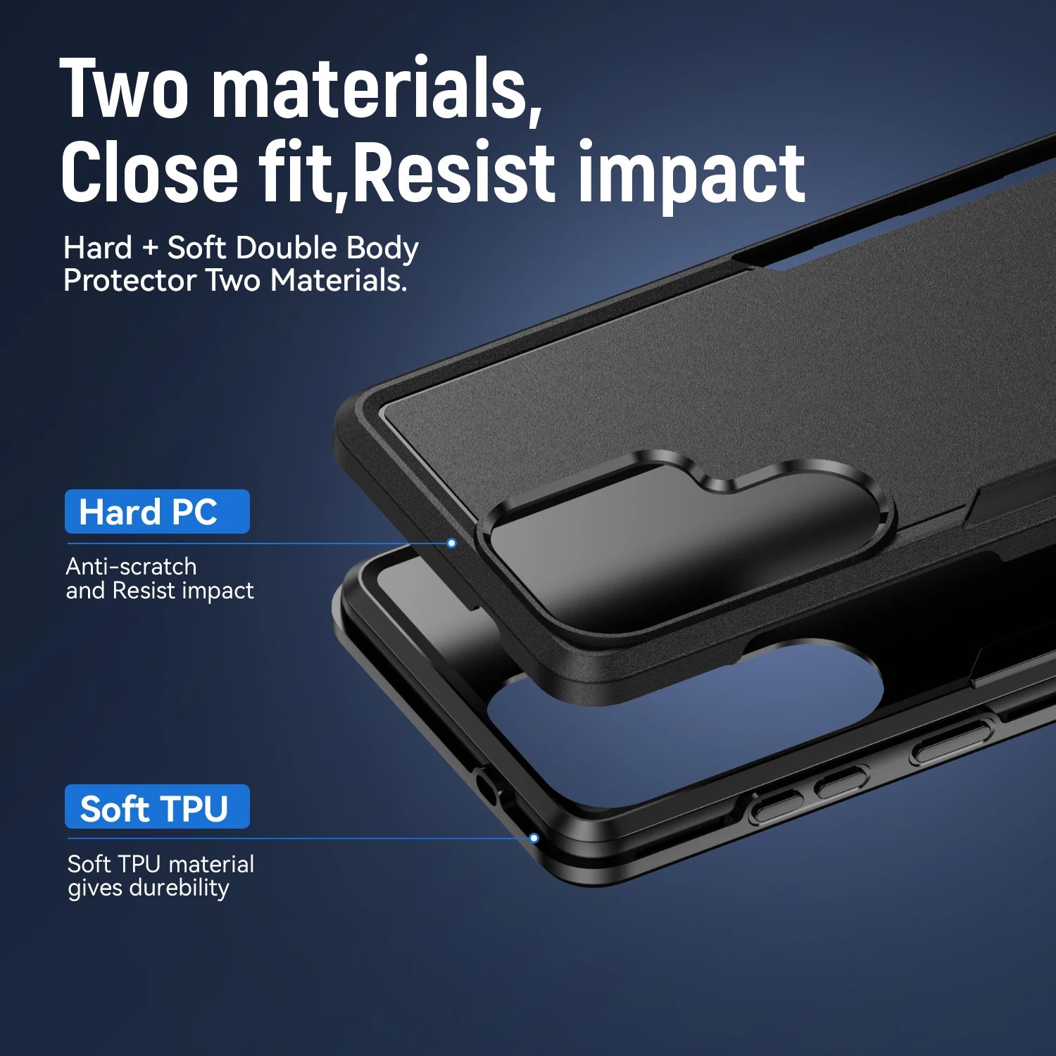 Military-Grade Dual-Layer Case for Samsung Galaxy S26 Series