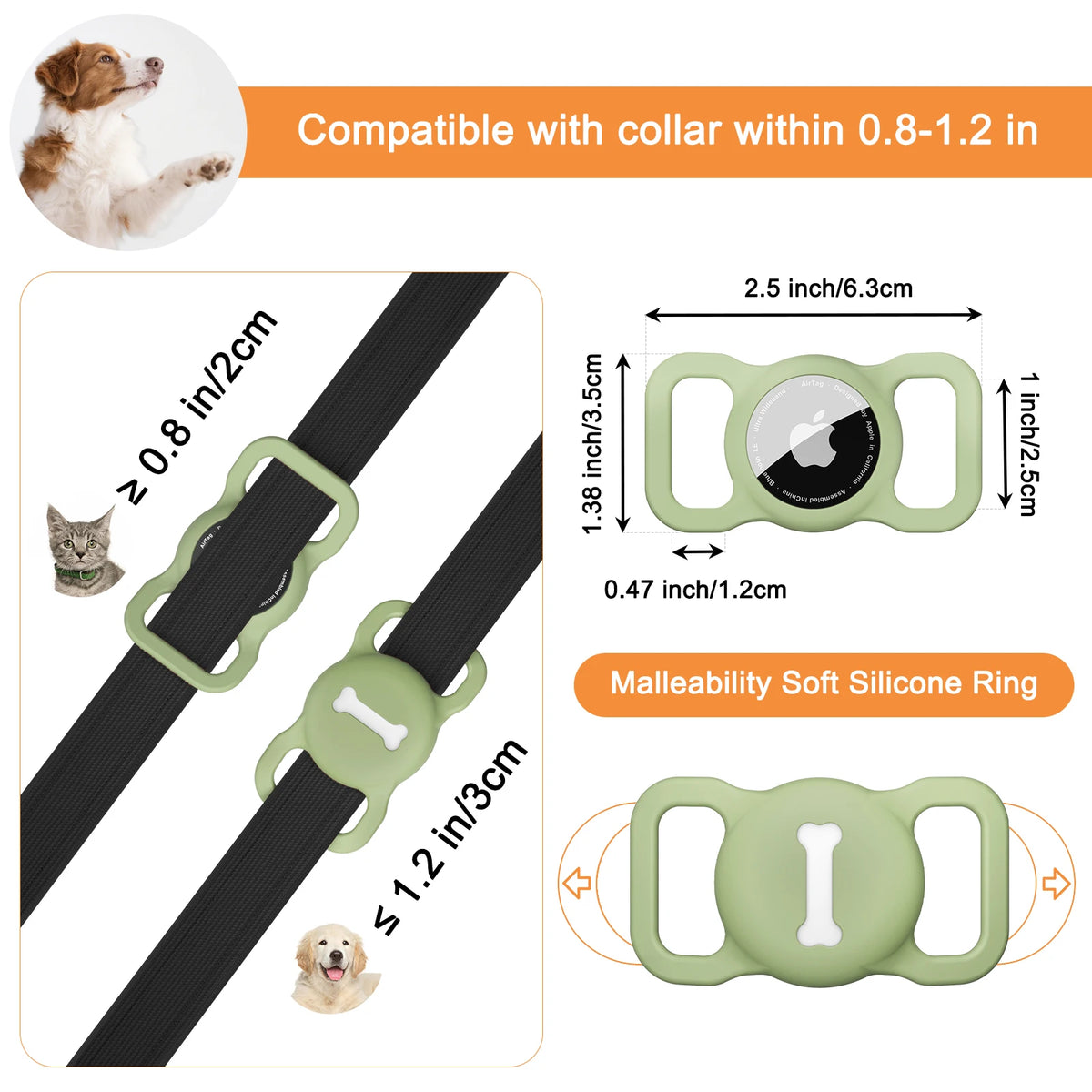 Apple AirTag Pet Collar Case