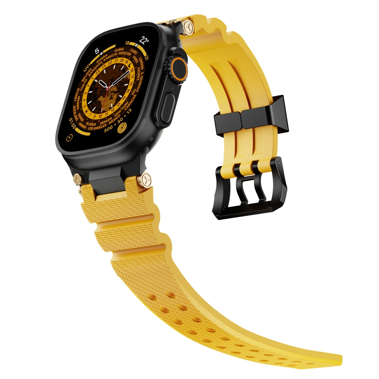 Heavy-Duty Silicone Watch Strap for Apple Watch
