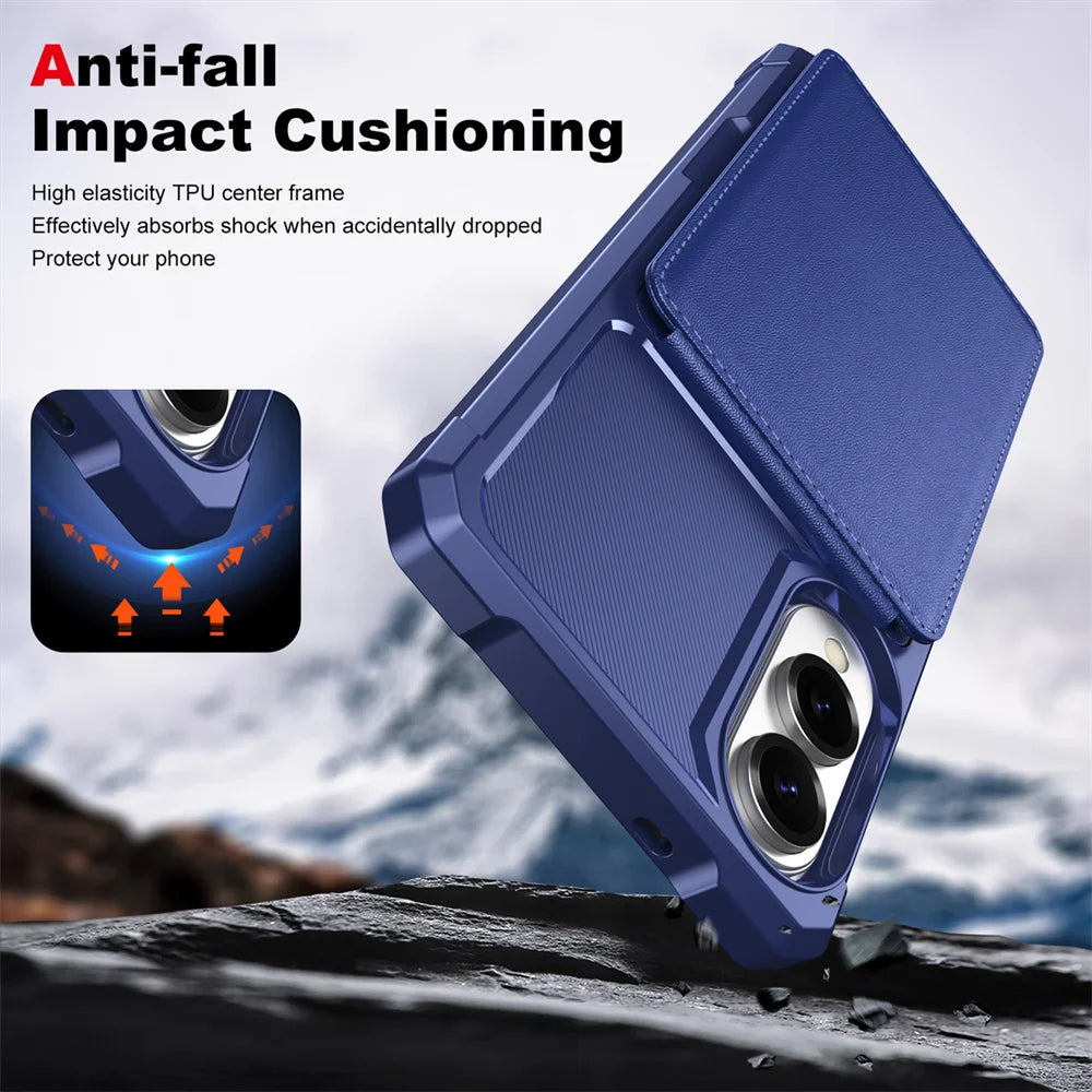 Samsung Galaxy S25 Edge PU Leather Wallet Case