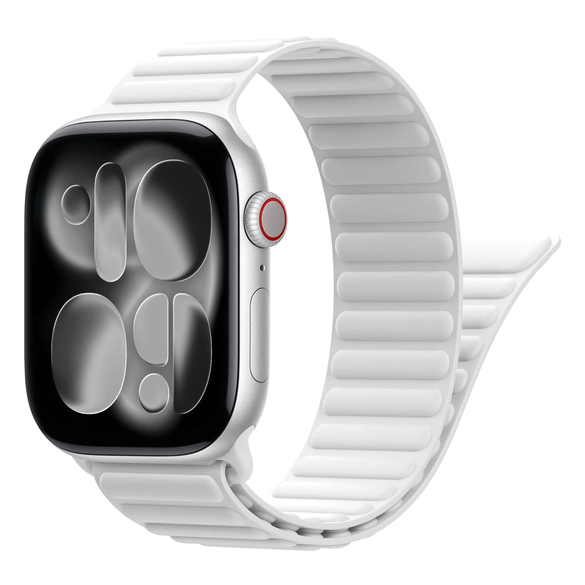 Silicone Magnetic Closure Band with N55 Magnets for Apple Watch