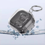 Samsung Galaxy Buds 4 / 4 Pro Transparent Shockproof Case With Built-In Phone Stand