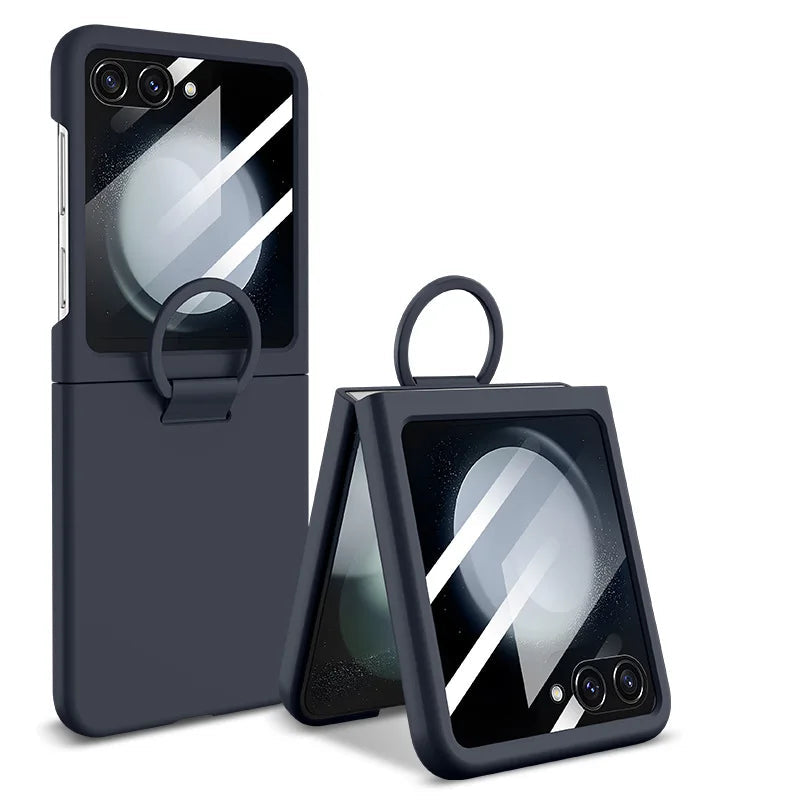 Samsung Galaxy Z Flip 7 Skin Feel Glass Phone Case