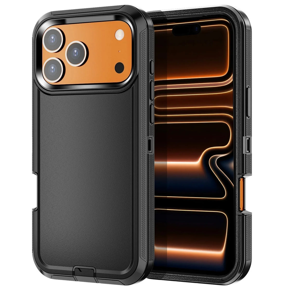 Shockproof Dual-Layer Bumper Case with Raised Edges for iPhone 18 Series