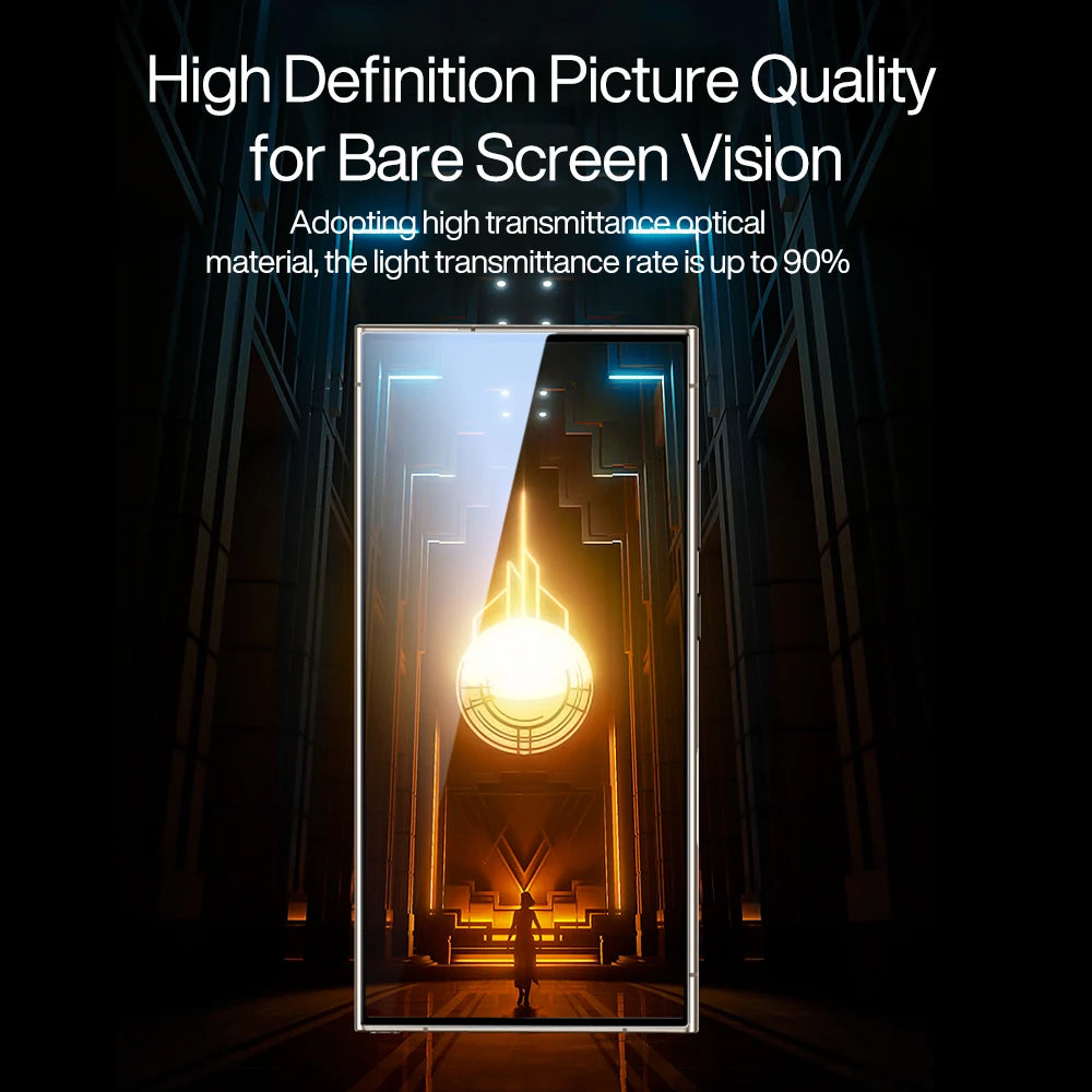 Full Cover Privacy Anti-Fingerprint Tempered Glass Screen Protector for Samsung Galaxy S24 Series