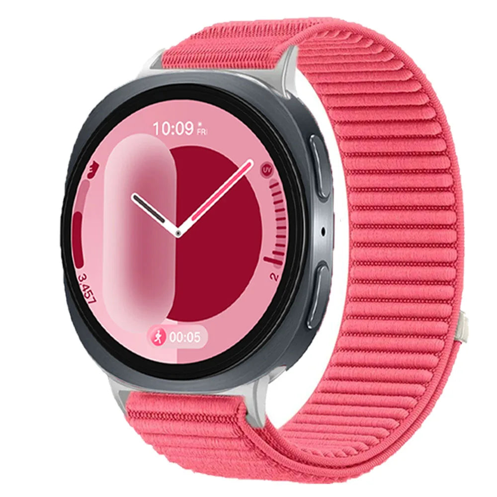 Breathable Nylon Loop Strap with Velcro Closure for Samsung Galaxy Watch 9