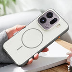 Matte PC Magnetic Case with Circular Magnetic Ring for OPPO Find X9 Series