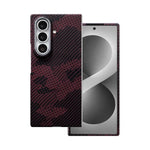 Aramid Fiber Textured Magnetic Case with Raised Camera Protection Ring for Samsung Galaxy Z Fold 8 Ultra