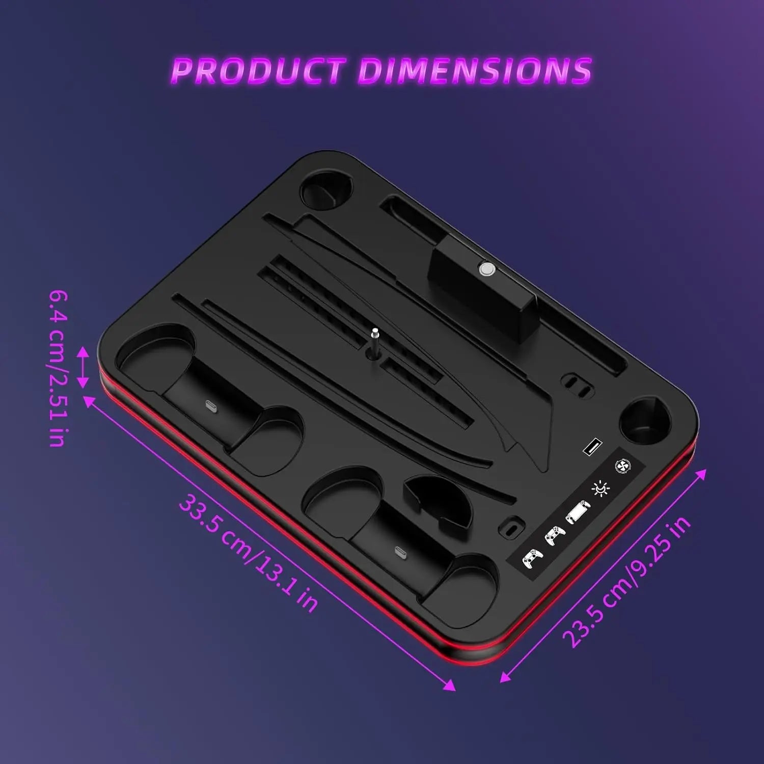PlayStation 5 Slim Charging Stand with Cooling Station