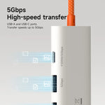 Hagibis USB-C Hub with 4K HDMI and RJ45 Ethernet