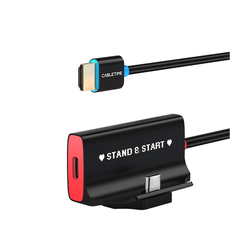 CABLETIME 4K60Hz USB-C Dock Cable for Nintendo Switch 2