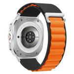 Breathable Nylon Weave Watch Band with Metal C-Hook Closure for Samsung Galaxy Watch Ultra 2