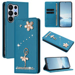Diamond Pattern Leather Flip Wallet Case with Card Slots for Samsung Galaxy S26 Series