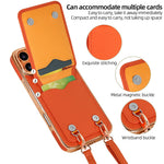 Leather Crossbody Wallet Case with Detachable Shoulder Strap for iPhone 18 Series