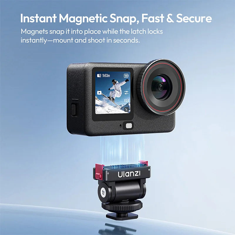 Ulanzi OA27 Magnetic Cold Shoe Mount with 180° Tilt
