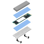 FinalCool Passive Finned Aluminum M.2 2280 Heatsink