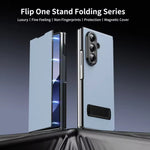 Samsung Galaxy Z Fold 7 Shockproof Leather Case with Magnetic Flip Cover