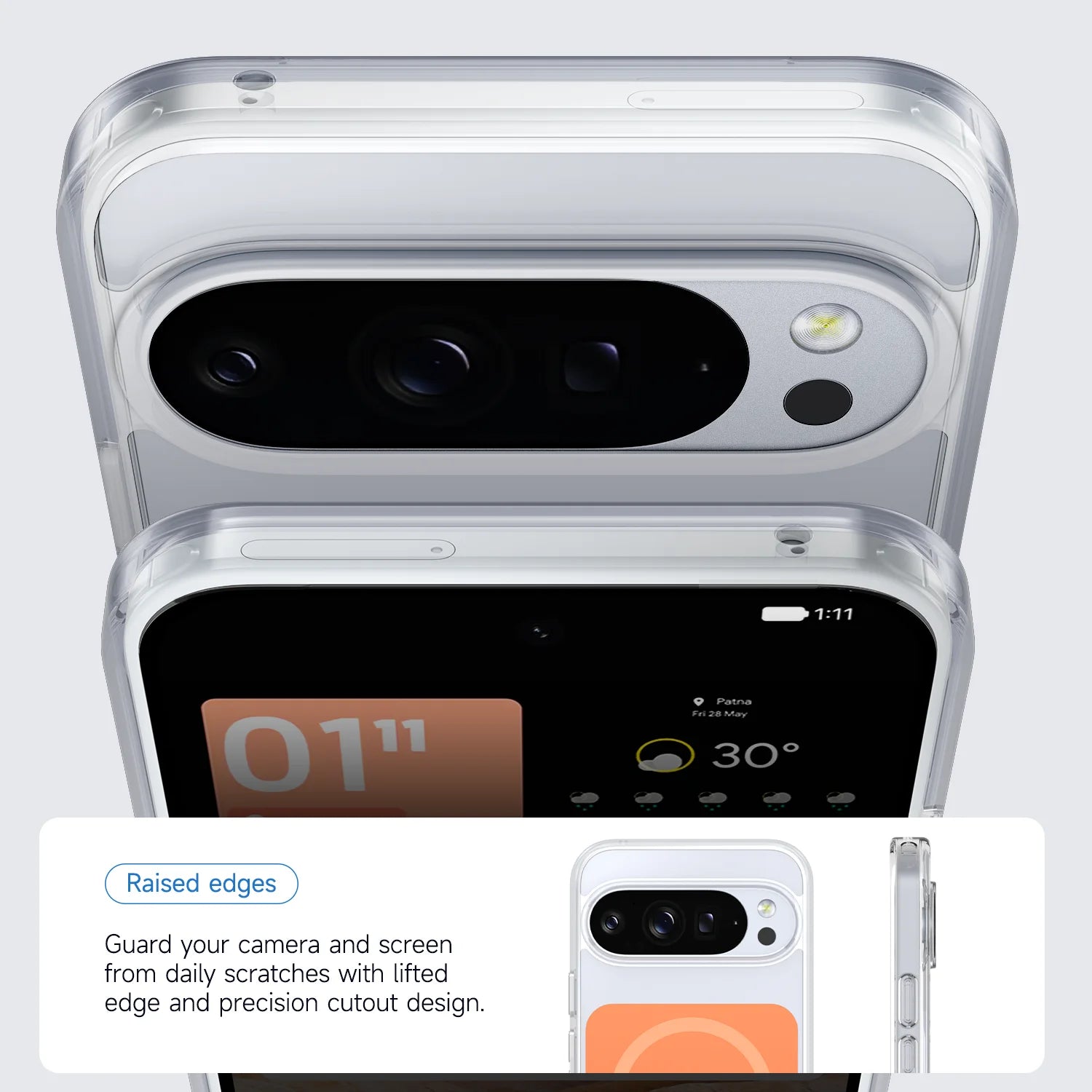 Luxury Transparent Magnetic Case for Google Pixel 10 Series