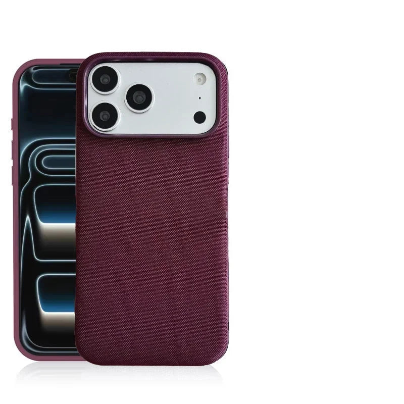 Woven Fabric MagSafe Case with Soft Interior Lining for iPhone 18 Series