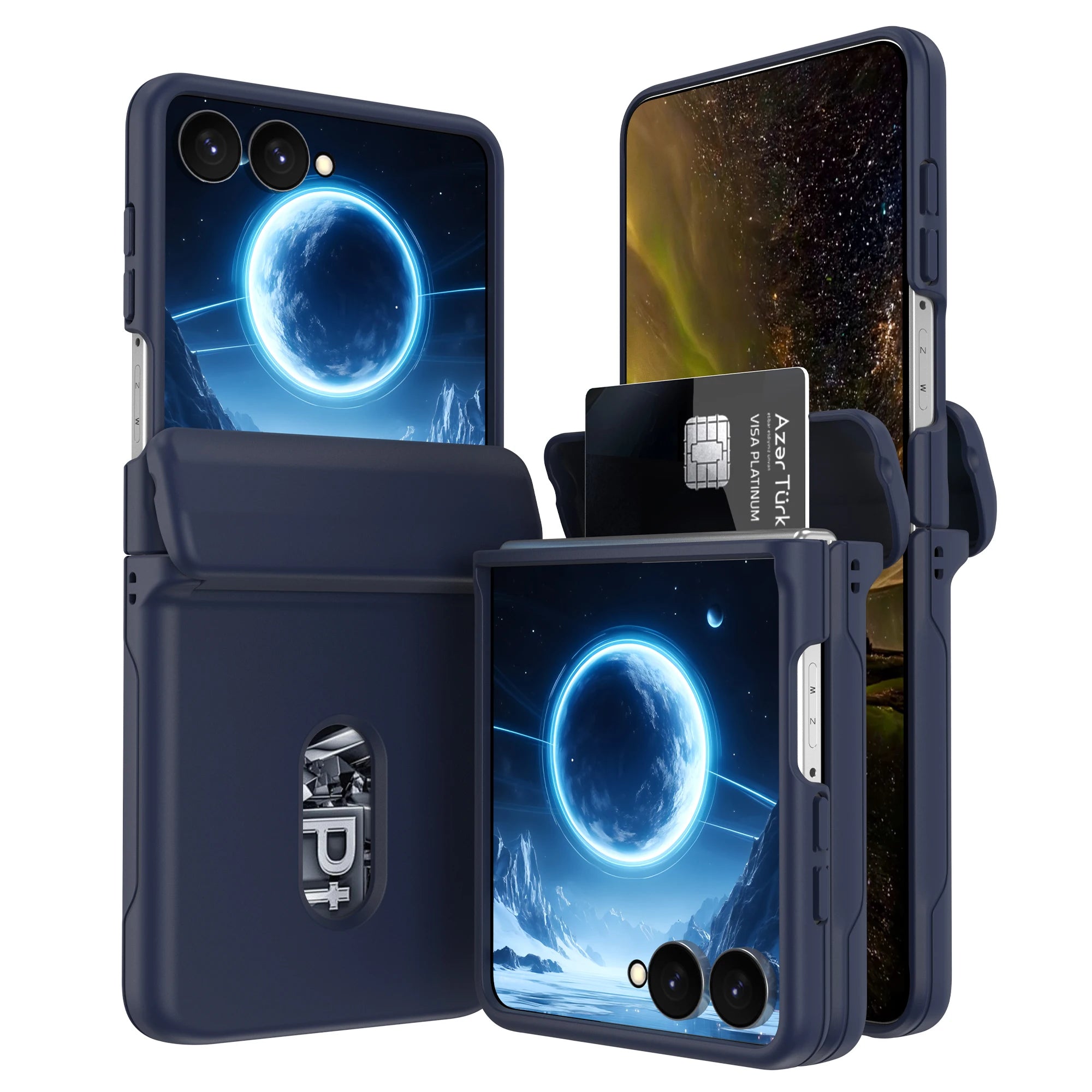 Premium Hinge Protection Wallet Case for Samsung Galaxy Z Flip 8