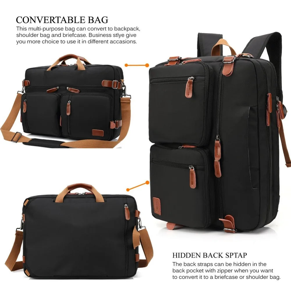 Convertible Rucksack & Briefcase Laptop Bag