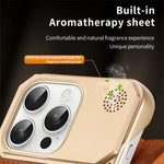 Premium Leatherette Aromatherapy MagSafe Case for iPhone 16 Series