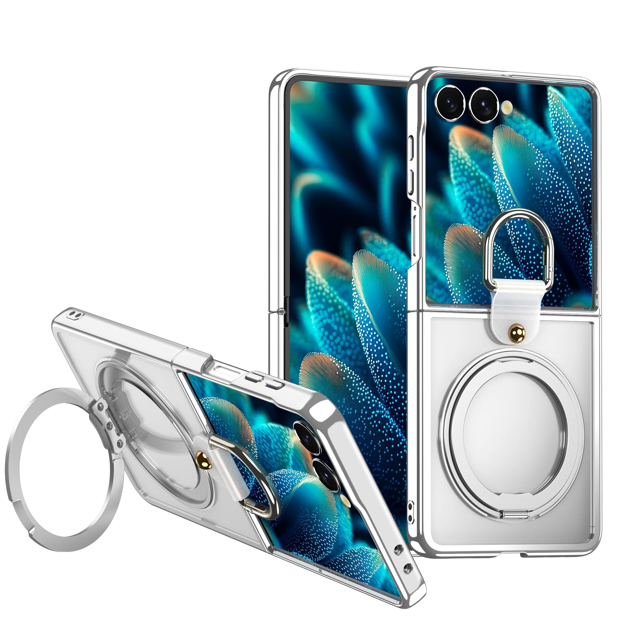 Slim Magnetic Case with Kickstand for Samsung Galaxy Z Flip 7