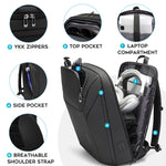 15.6" Water-Resistant Travel Laptop Backpack with USB Charging Port