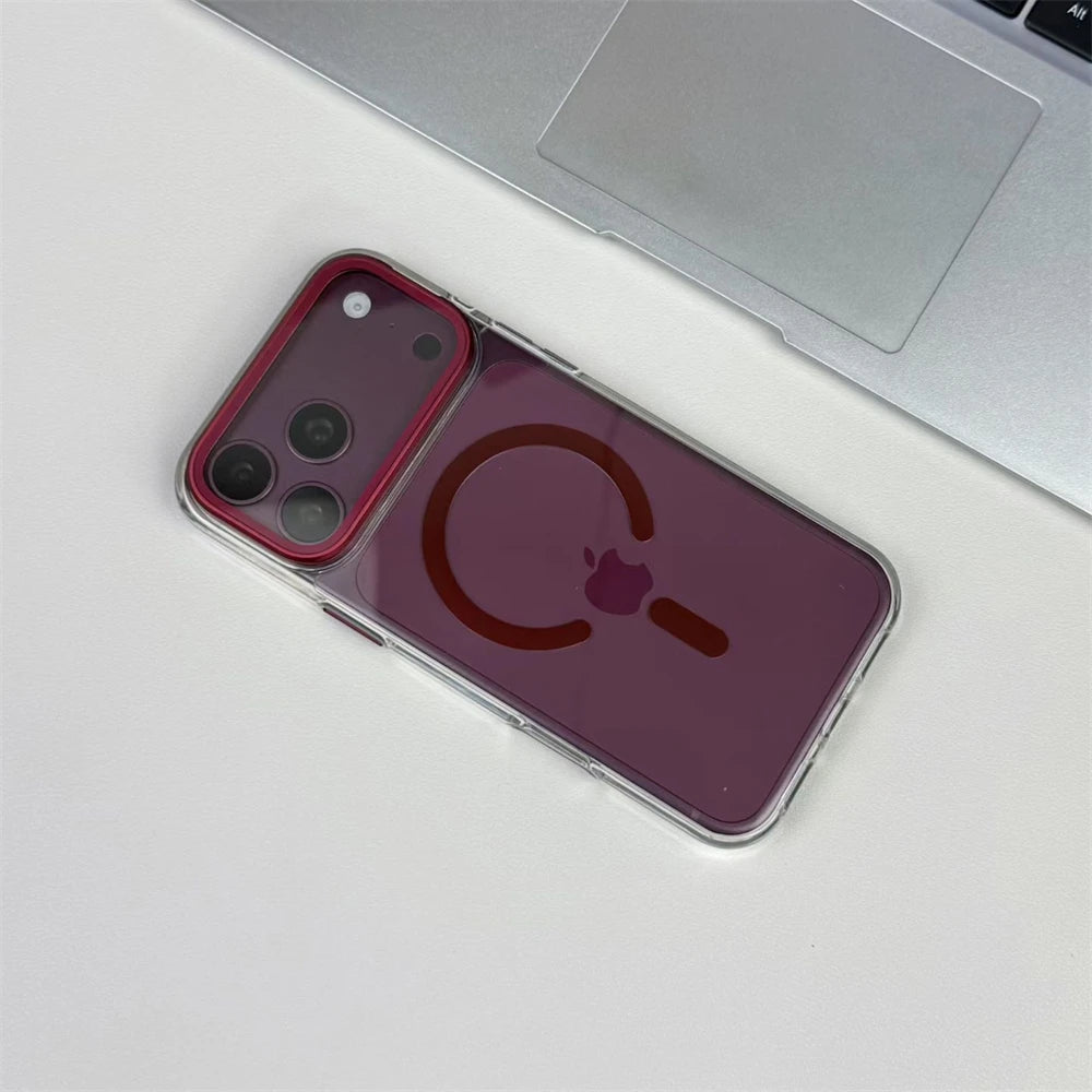 Tempered Glass Lens Protection Case with MagSafe for iPhone 17 Series