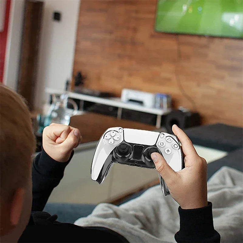 Ultra-Slim Transparent Protective Skin for PlayStation 5 Controller