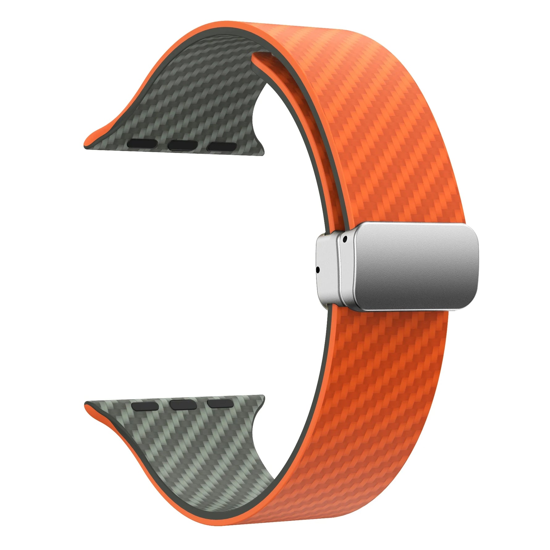 Carbon Fiber Pattern Magnetic Strap for Apple Watch