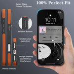 Carbon Fiber Texture Leather MagSafe Case for iPhone 17 Series