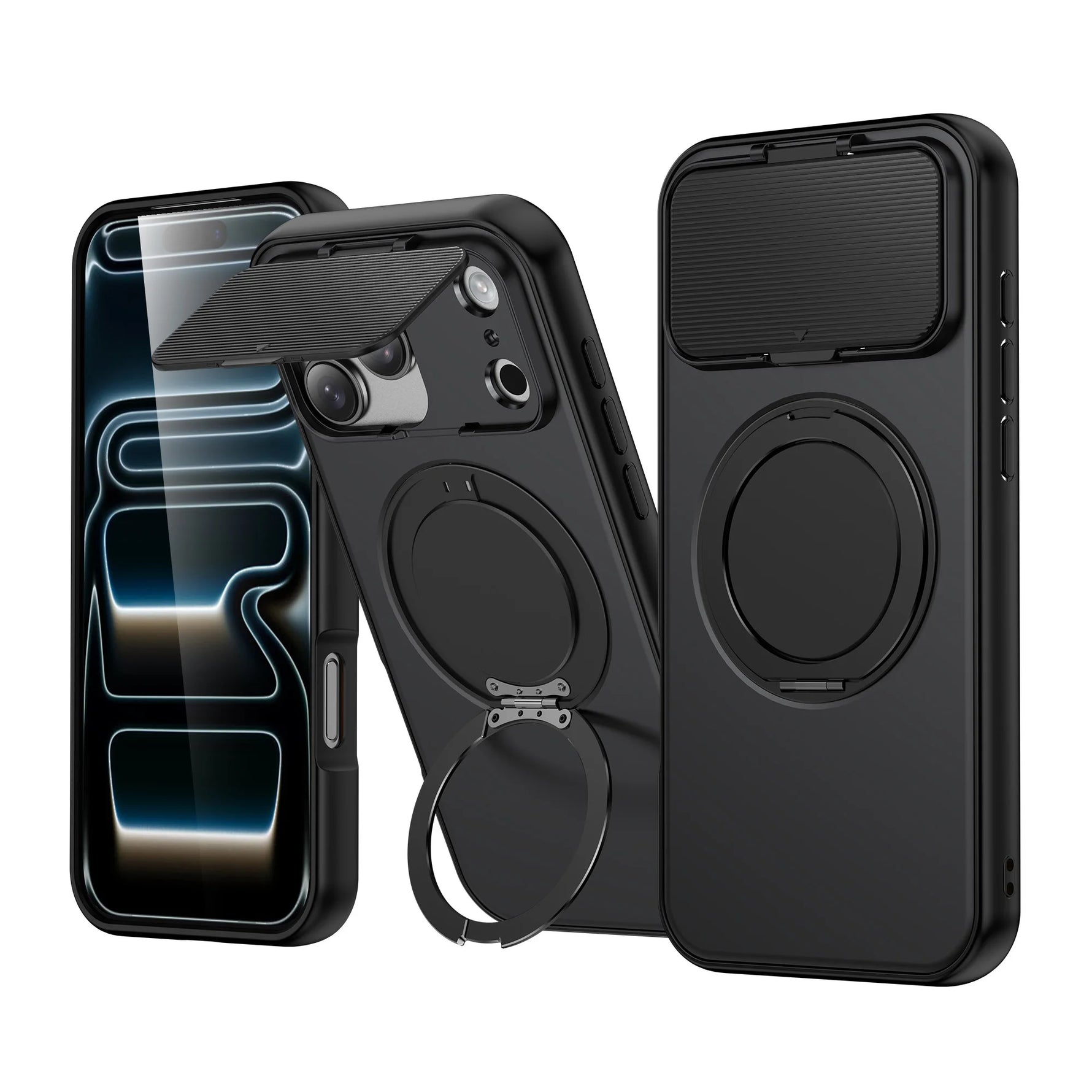 MagSafe Compatible Armor Phone Case with Camera Guard for iPhone 17 Series